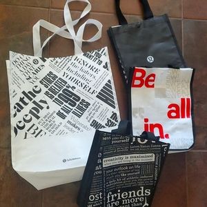 Lululemon Shopping bags